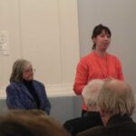 Francesca Spickernell from the</br>SVR Falling Sands project,</br>gave a short summary of the</br>progress of the work being done