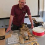 Paul Harding gave a very informative talk on Wartime Worcestershire with a great number of pieces of memorabilia.