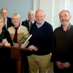L-R: Sandra Charlton</br>Dr Richard Taylor,</br>Rosemary Winnall, Peter Picken,</br>Bob Flemming, Dave Laverty,</br>John Pearsall</br>Photo Courtesy  of Colin Hill